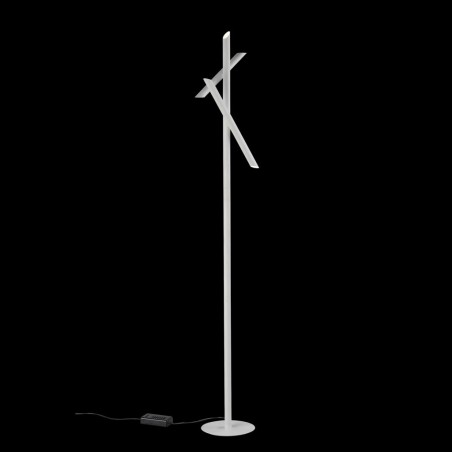 Lámpara de pie doble LED TAKE WHITE