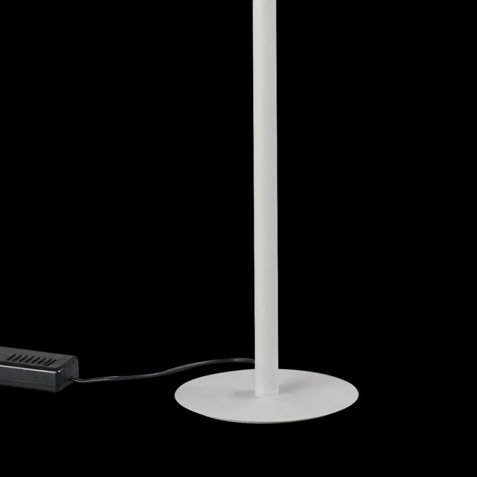 Lámpara de pie doble LED TAKE WHITE