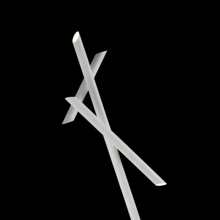 Lámpara de pie doble LED TAKE WHITE