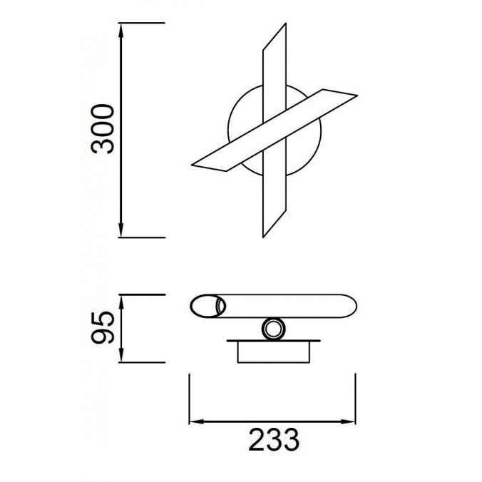 Lámpara aplique pared LED TAKE WHITE