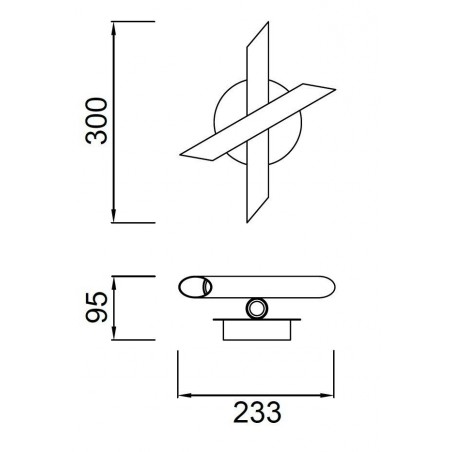 Lámpara aplique pared LED TAKE WHITE