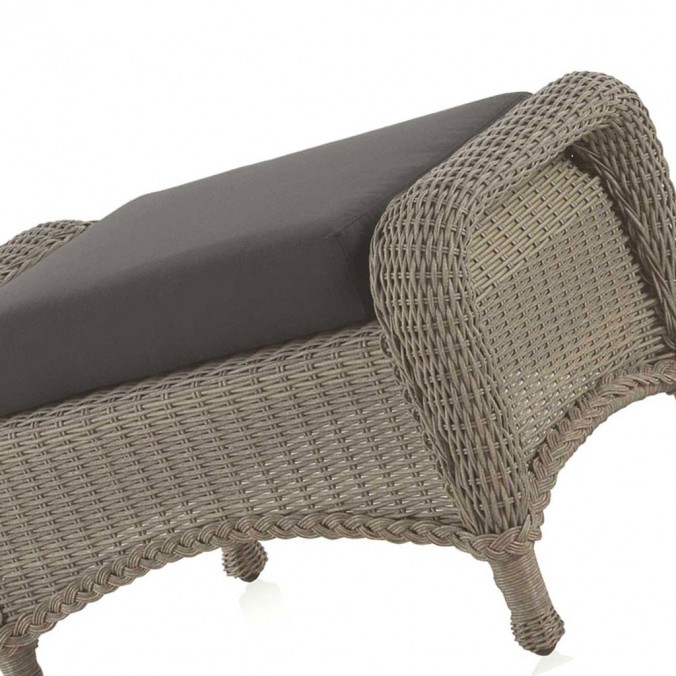 Puff exterior CLASSIC TAUPE  tejido Hidrófugo Dralon