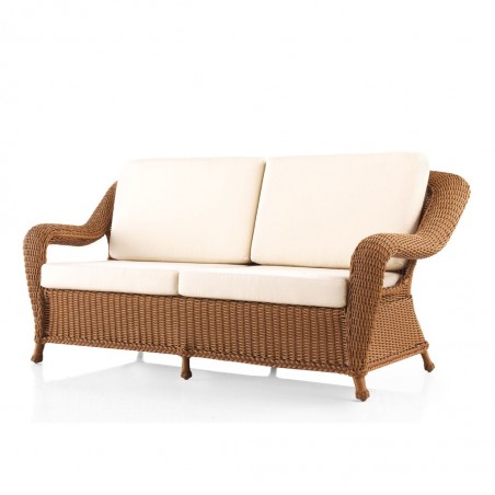 Sofá exterior 185cm CLASSIC CARAMELO tejido Hidrófugo Dralon