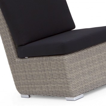 Sillón exterior modular TAUPE tejido Hidrófugo Dralon 2