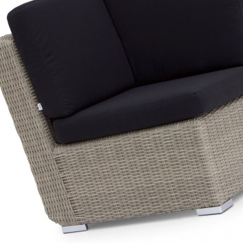 Sillón exterior modular TAUPE rincón tejido Hidrófugo Dralon 2