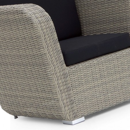 Sillón de exterior TAUPE tejido Hidrófugo Dralon