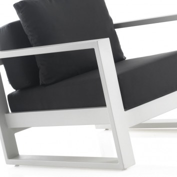 Sillón exterior BIANCO tejido Hidrófugo Dralon 2