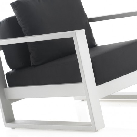 Sillón exterior BIANCO tejido Hidrófugo Dralon