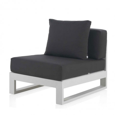 Módulo sofá exterior BIANCO tejido Hidrófugo Dralon