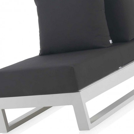 Módulo sofá exterior BIANCO tejido Hidrófugo Dralon