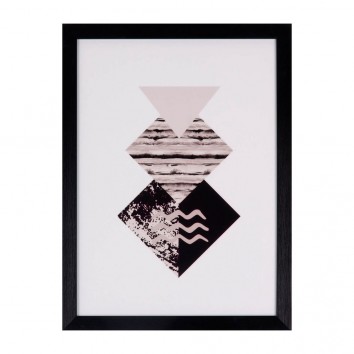 Cuadro DIAMOND 30x40cm con marco y cristal