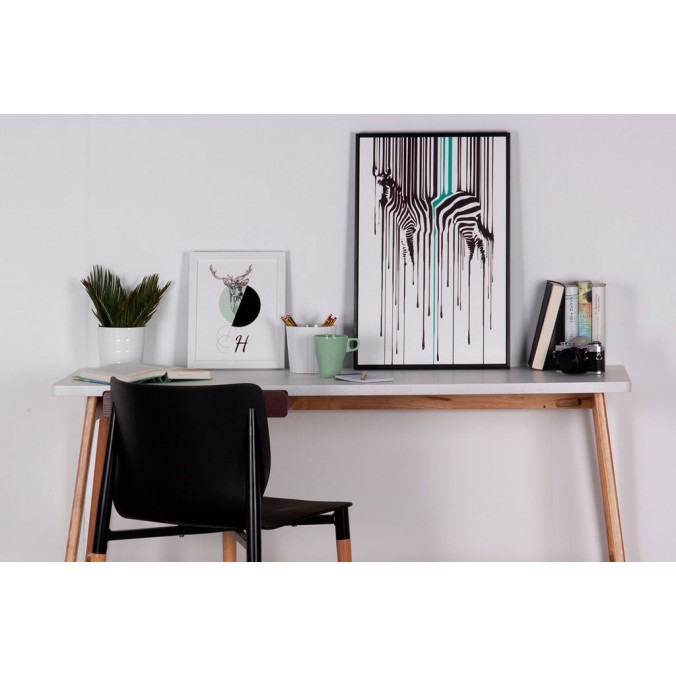 Cuadro ZEBRA 40x60cm con marco negro