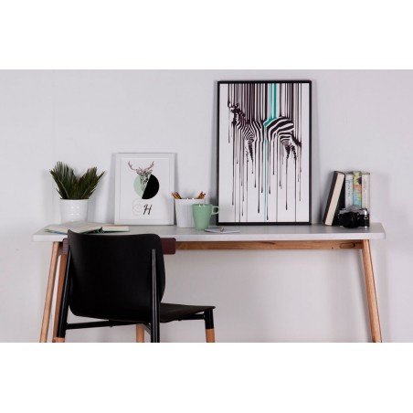 Cuadro ZEBRA 40x60cm con marco negro