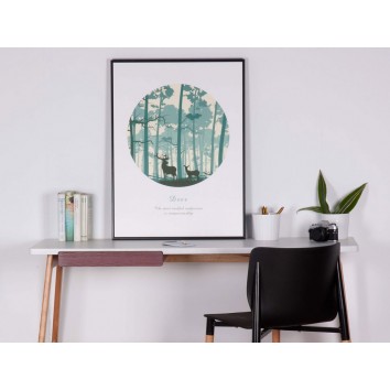 Cuadro FOREST 60x80cm con marco 2