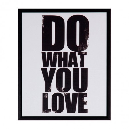 Cuadro LOVE negro 25x30cm