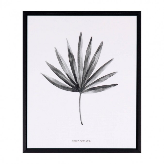 Cuadro PALM negro 25x30cm Cuadro PALM negro 25x30cm