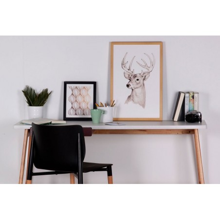 Cuadro WEAVE negro 25x30cm con marco negro y cristal