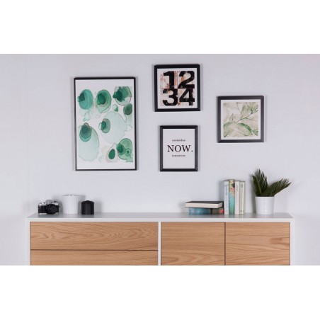 Cuadro NOW negro 25x30cm