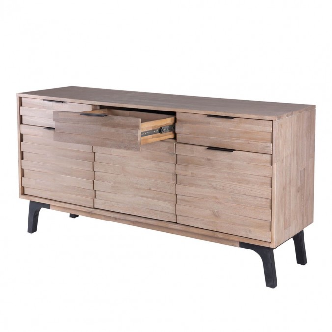 Aparador Amsterdam 160cm madera maciza acacia