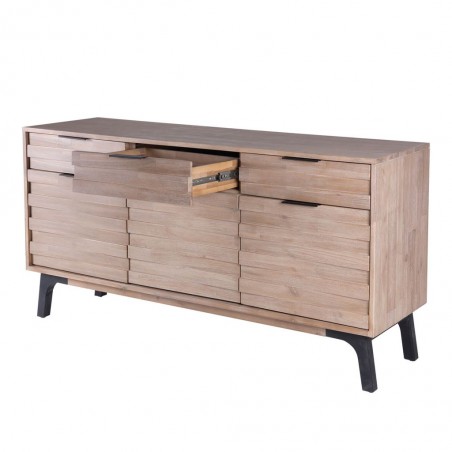 Aparador Amsterdam 160cm madera maciza acacia