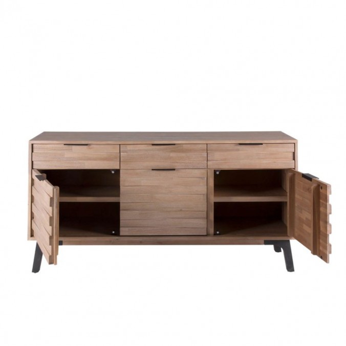 Aparador Amsterdam 160cm madera maciza acacia
