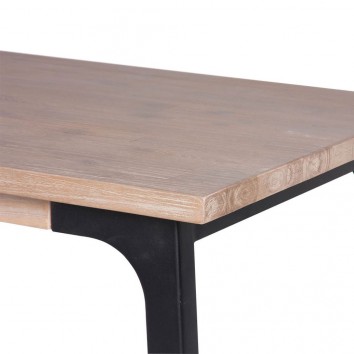 Mesa baja de centro 120x70cm Amsterdam madera maciza 2