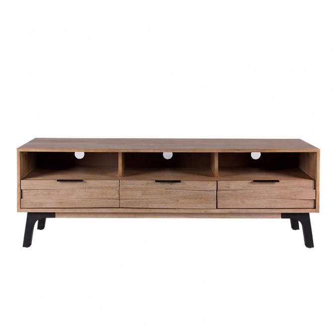 Mueble TV Amsterdam 165cm madera maciza acacia Mueble TV Amsterdam 165cm madera maciza acacia