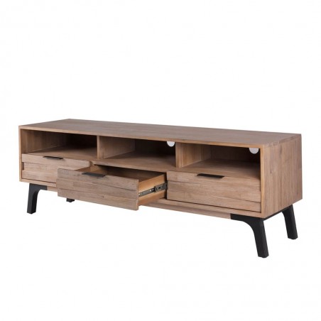 Mueble TV Amsterdam 165cm madera maciza acacia