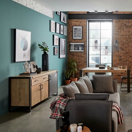 Aparador Boston 160cm madera maciza acacia