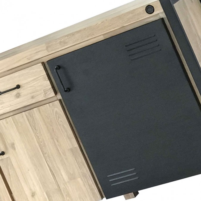 Aparador Boston 160cm madera maciza acacia