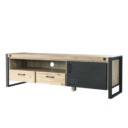 Mueble TV Boston 160cm madera maciza acacia