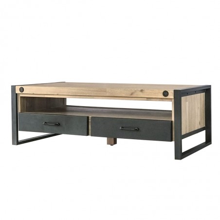 Mesa baja de centro 120x60cm Boston madera maciza