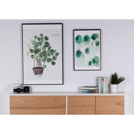 Cuadro AGUAS 40x60cm con marco negro