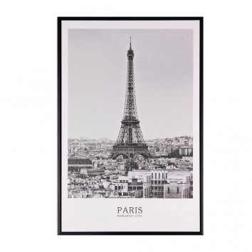 Cuadro EIFFEL 40x60cm con marco negro
