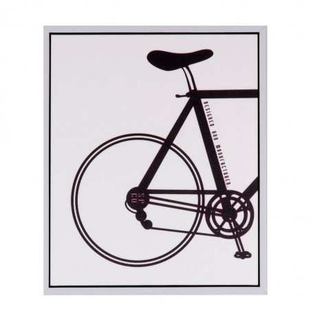 Cuadro BICI negro 25x30cm