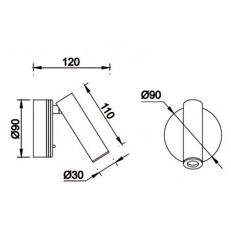 Aplique lectura luz LED PREA