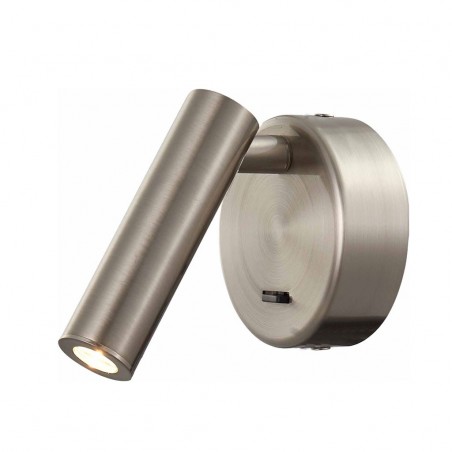 Aplique lectura luz LED PREA niquel