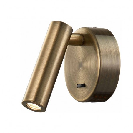 Aplique lectura luz LED PREA cuero