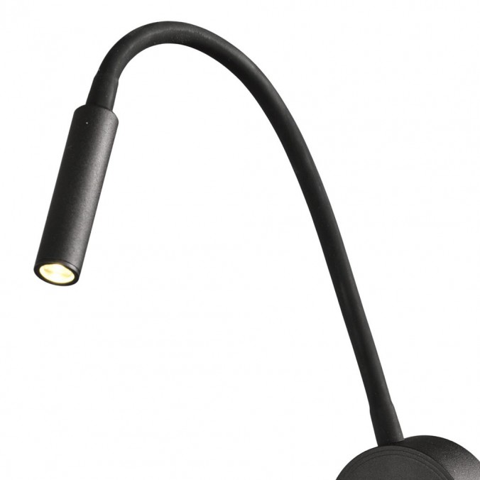 Aplique lectura de luz LED BOAVISTA negro