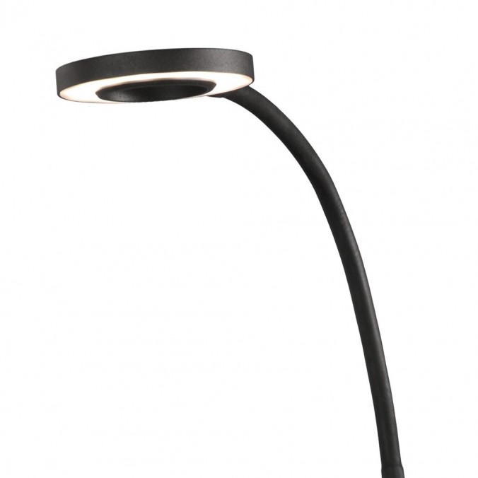 Aplique lectura de luz LED BOAVISTA disco negro