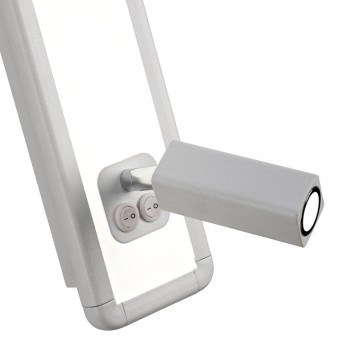 Aplique de pared LED doble luz IBIZA WHITE 2