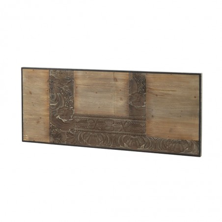 Cabezal tallado en chapa de abeto 145x60cm