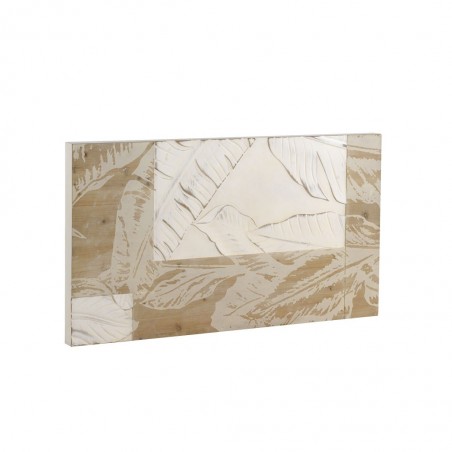 Cabezal relieve holas  en chapa de abeto 110x60cm