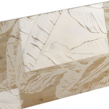 Cabezal relieve holas  en chapa de abeto 110x60cm 2