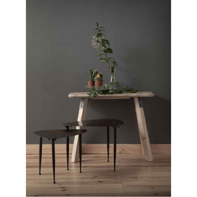 Consola estilo nórdico 91x41x70h madera de abeto