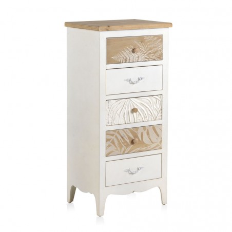 Sinfonier 5 cajones 48x35x61h frentes relieve