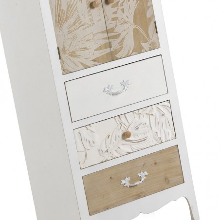 Cómoda 55x35x122h frentes en relieve