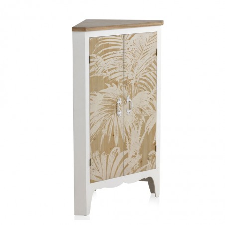 Armario rinconero 73x42x119h frentes en relieve