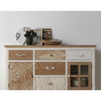 Aparador 120x35x81h frentes en relieve 2