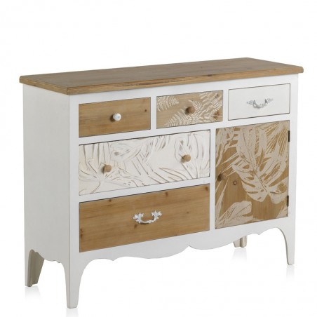 Aparador 107x35x81h frentes en relieve